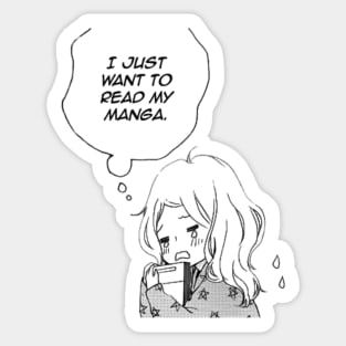 Manga Girl Sticker